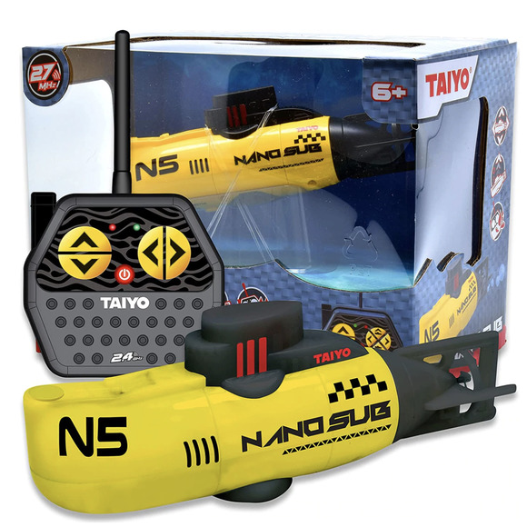 Taiyo RC Submarine 1:40 Scale Real Working Mini Remote Control Yellow Submarine - Picture 1 of 4